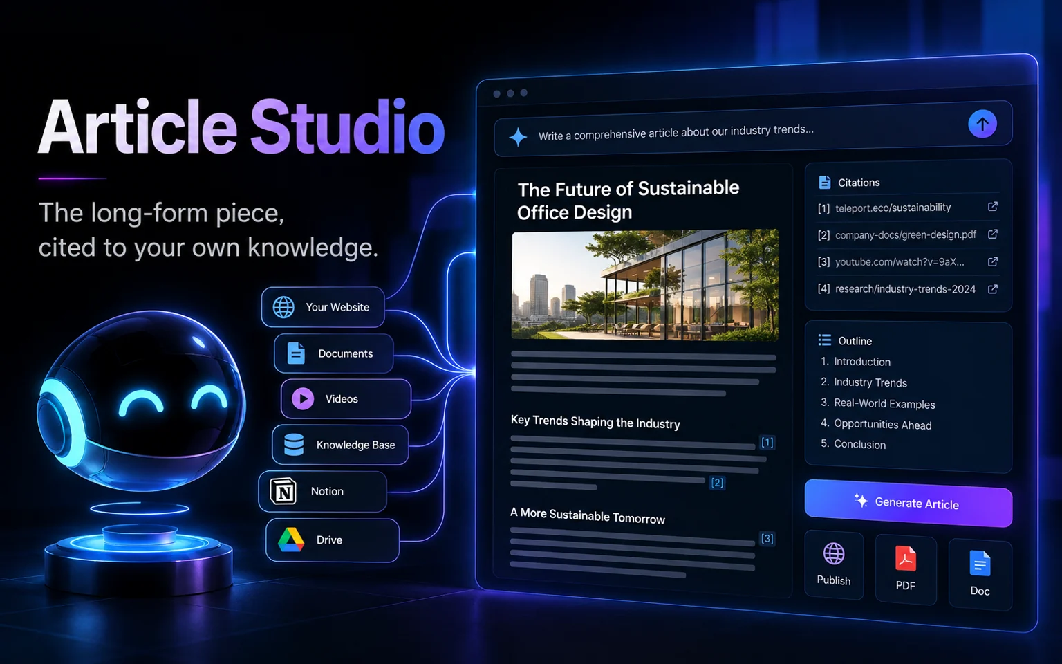 Article Studio card