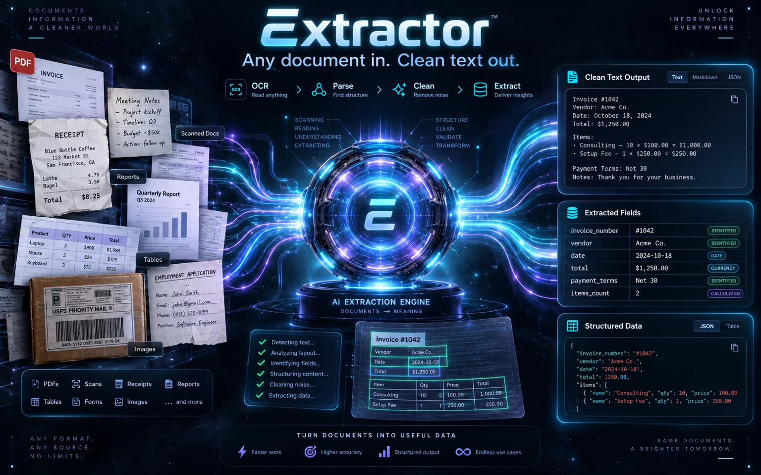 Extractor card