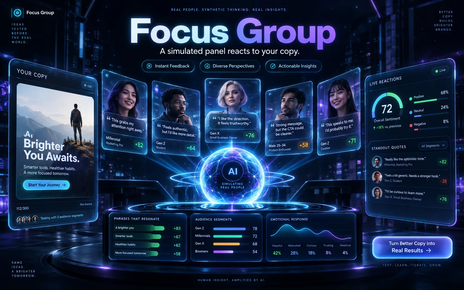 Focus Group card