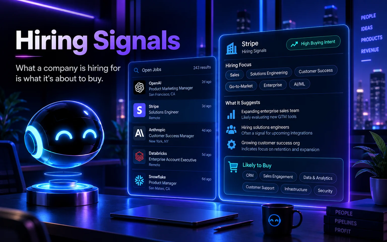 Hiring Signals card