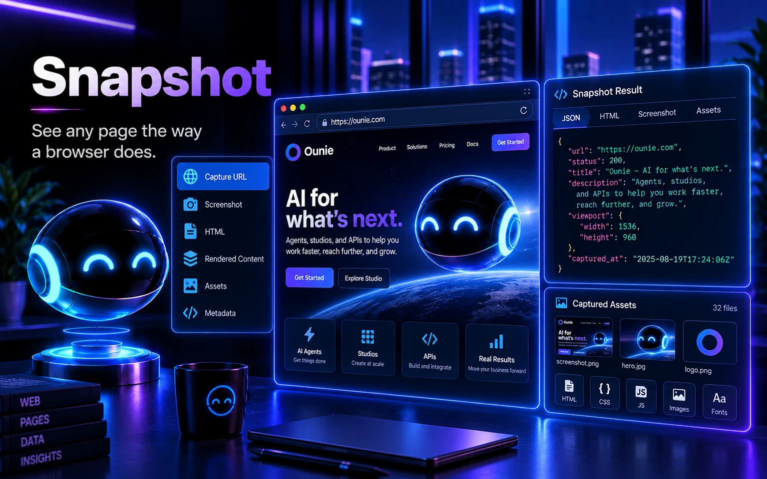Snapshot card