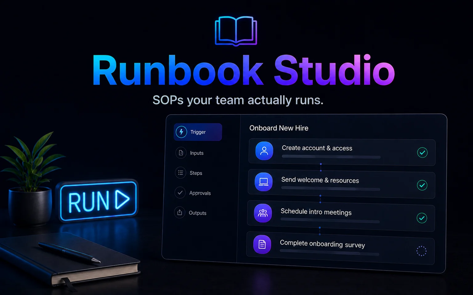 Runbook Studio card