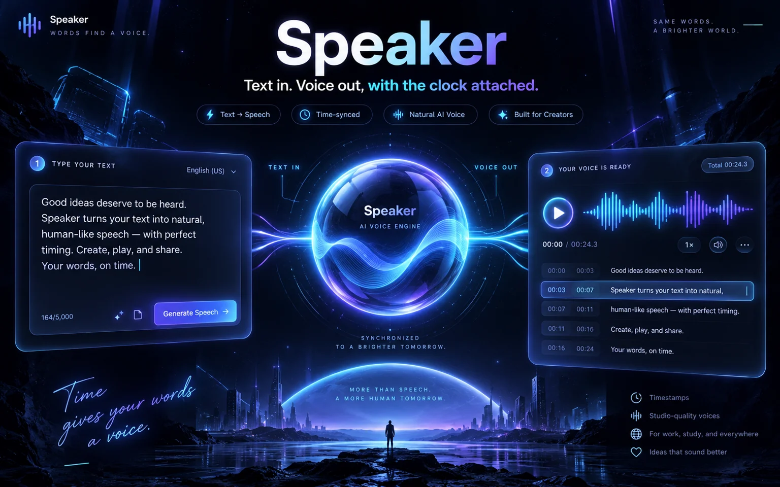 Speaker card