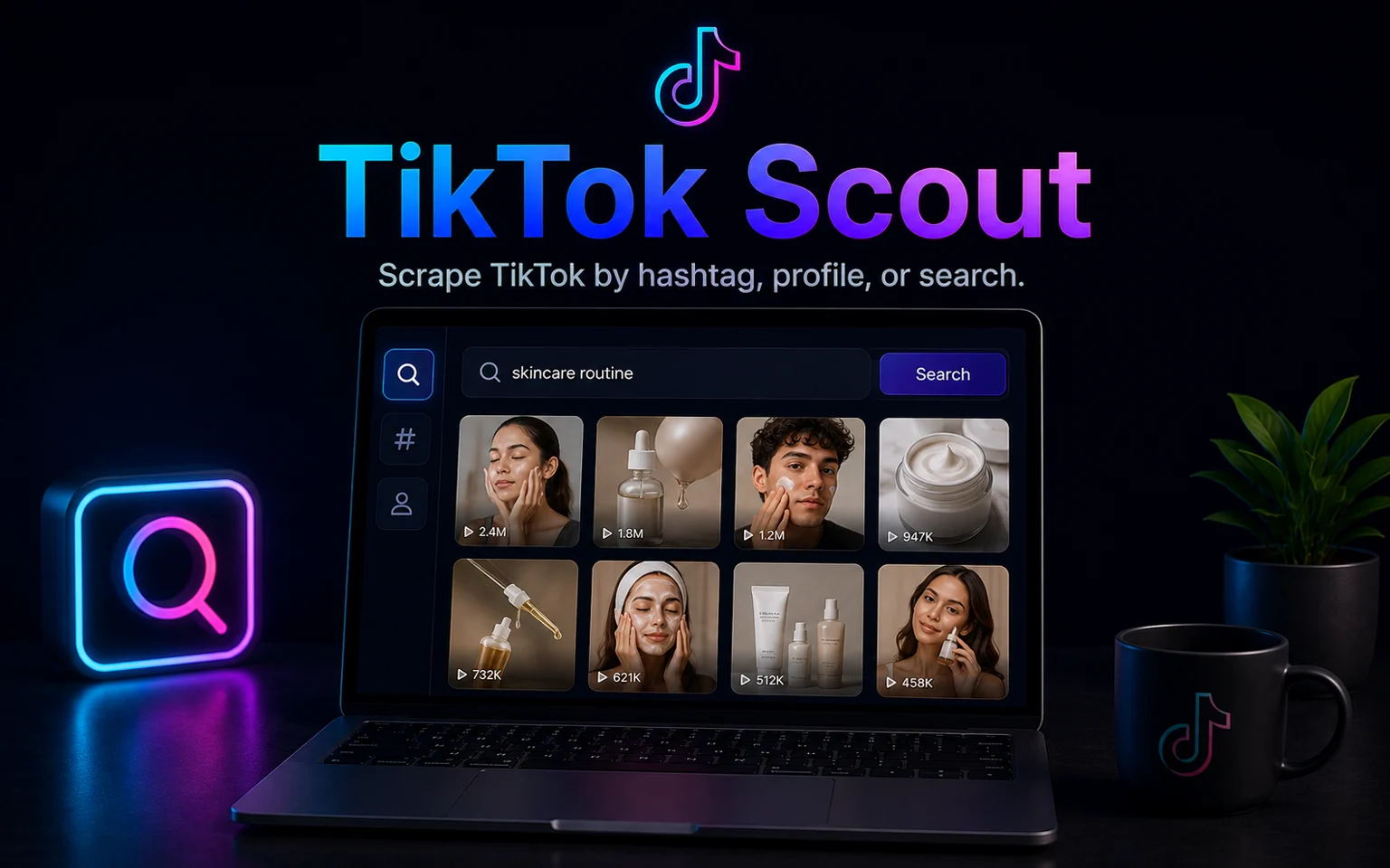 TikTok Scout card